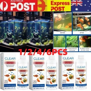 6x Powerful Aquarium Water Clarifier,Fish Tank Cleanerrapid Water Purification - Picture 1 of 17