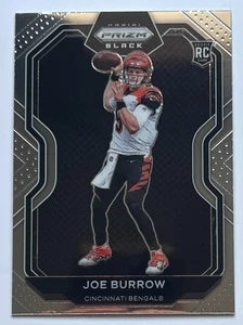 Joe Burrow RC 2020 Panini Chronicles Prizm Black #PB-1 Rookie Card Bengals - Picture 1 of 2