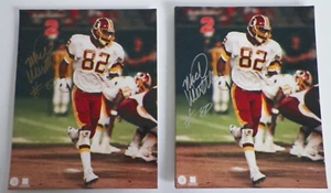 Michael Westbrook Autographed 8X10 Washington Redskins Photo signed 6/1/96 COA - Bild 1 von 2