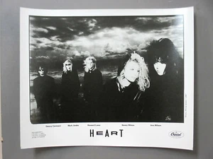 Herz Promo Foto 8 X 10 Matt Finish Schwarz Weiß 1987 ! - Bild 1 von 1