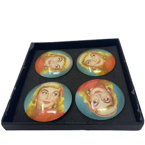 Unikat Kühlschrankmagnete Vintage Pinup Fotomagnete 50S Hausfrau 4er Set - Bild 1 von 10