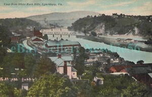Lynchburg VA - CANAL Y FÁBRICA DE WHITE ROCK HILLS - Postal - Imagen 1 de 2
