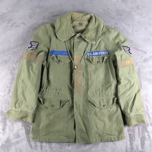 Vintage 60s USAF US Air Force Field Jacket Medium M Regular Military - Picture 1 of 17
