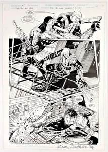 PSYBA-RATS #2 PAGE 14 ORIGINAL DC COMIC ART. MICHAL DUTKIEWICZ / A. J. KENT 1995 - Picture 1 of 4