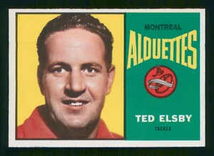 Ted Elsby 1964 Topps CFL 64 Nº 48 Como Nuevo+ 75620 - Imagen 1 de 2