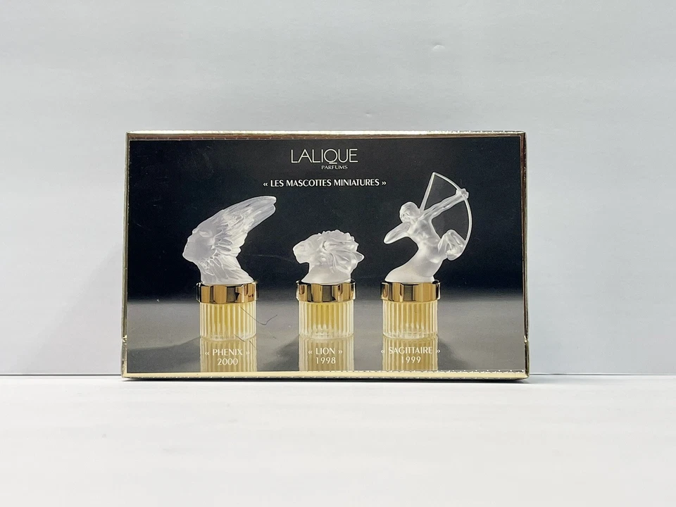 Lalique Les Flacons 1998 1999 2000 Collection Mini Perfume for Men