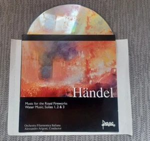Handel Water Music For Royal Fireworks Suites 1,2 &3 (CD, Page Music) CD & Book! - Picture 1 of 1