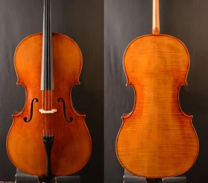 Amazing!A MOST MATURE Stradivari cello!European wood cello,,Master tone,NO:10 - Picture 1 of 8