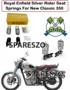 Royal Enfield Silver Rider Seat Springs For New Classic 350 / Express Shipping - Picture 1 of 12