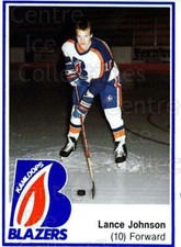 1989-90 Kamloops Blazers #11 Lance Johnson