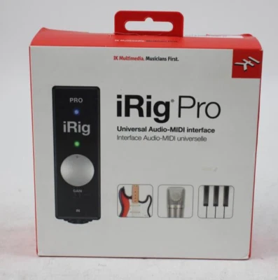 IK Multimedia iRig Pro Universal Audio-MIDI Interface Pro per iOS e Mac - Immagine 1 di 2