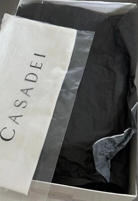 Zapatos de salón/tacones de cuero CASADEI negros y crema, talla 9 EU 39, Italia Foto 1 de 4