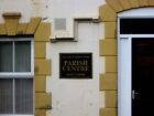 Photo 6x4 Sign by door of Our Lady of Mount Carmel Parish Centre, Beoley  c2010