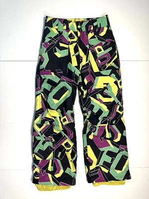 ORAGE Colorful Nylon INSULATED SNOW PANTS Ski Snowboard Winter Gear Kid YOUTH 12 - Image 1 of 4