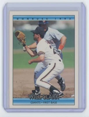 1992 Donruss. Will Clark . San Francisco Giants #214 - Image 1 of 2