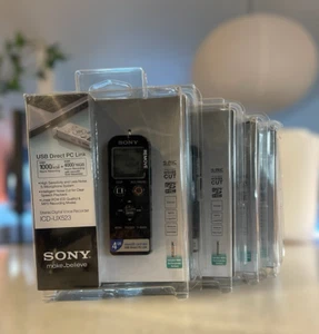 4 Sony Stereo Digital Voice Recorder ICD-UX523 4GB Brand New Sealed - Picture 1 of 8
