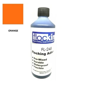 Panel de control adhesivo flocking prepigmentado naranja duradero 1SQM FL-248 - Imagen 1 de 12