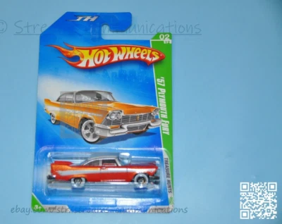 Hot Wheels Super Treasure Hunt 57 Plymouth Fury 2009 con protector  Foto 1 de 4