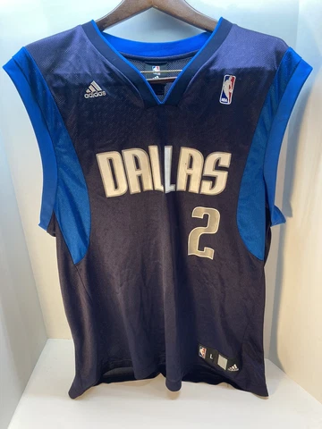 Adidas NBA Dallas Mavericks Basketball Jersey #2 Jason Kidd Mens Large Free Ship Cover