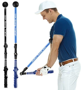 Adjustable Golf Swing Trainer Aid - Improve Hinge Forearm Rotation Shoulder Turn - Picture 1 of 11