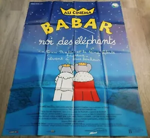 Babar: King of the Elephants French Movie Poster Original 47"63 1999 De Brunhoff - Picture 1 of 4
