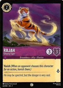 Disney Lorcana Archazia's Island Single 62/204 Rajah Ghostly Tiger Common - Picture 1 of 1