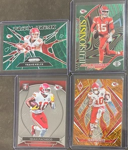2024 Panini Football Kansas City Chiefs 4 Card Insert/Parallel Trading Lot - Bild 1 von 2