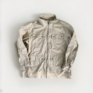 Columbia Khaki Bear Creek Jacke Herren Reißverschluss Stehkragen leicht Größe XL - Bild 1 von 5