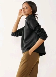 EUC Aday Like A Boss Mockneck Pullover Black Size L - Picture 1 of 9