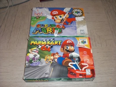 COMPLETO Mario Kart 64 + Console Super Mario 64 Nintendo 64 N64 CIB ENTRAMBI! - Immagine 1 di 4