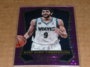 2013/14 Panini Select RICKY RUBIO PURPLE PRIZM TIMBERWOLVES SUNS /99 S1908