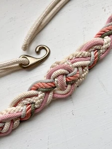 Vintage Pastel Rope Belt - Picture 1 of 2