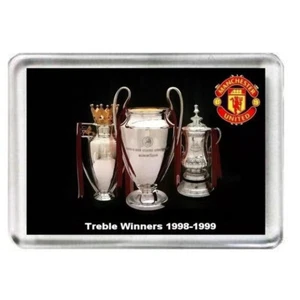 Imán de nevera Manchester United Treble Winners 1999. - Imagen 1 de 1