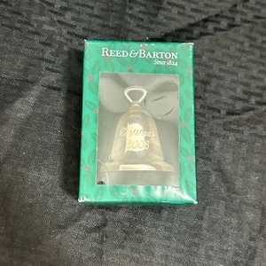 Reed & Barton versilberte Glocke Ornament graviert Weihnachten 2006 - Bild 1 von 3