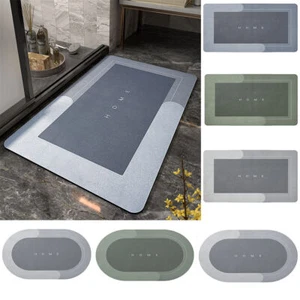 Rutschfeste super saugfähige Bodenmatte schnell trocknend Badezimmer Küche Teppich Teppich Teppich - Bild 1 von 18