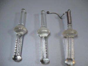 3 Vintage CORY Glas Filterstäbe - Bild 1 von 5