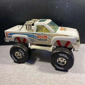 2002 Tonka High Wheelin' Monster Pickup Truck White 4 X 4 Racing Used - Picture 1 of 13