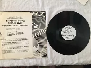 Respect Shirley Lewis Armed Extremely Dangerous white label promo Almighty vinyl - Picture 1 of 4
