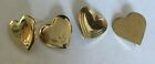 Costume Jewellery Heart Brooches Gold Tone The Variety Club