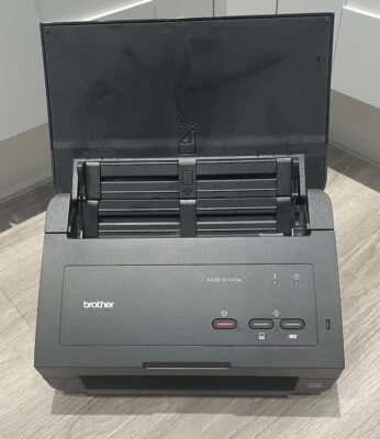 Brother ADS-2100e Sheetfed Scanner A4 USB with USB cable and power lead - Image 1 of 3