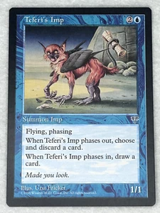 x2 Teferi's Imp - Mirage - Blue Rare Magic MTG NM NP MIR Teferis 2x - Picture 1 of 2