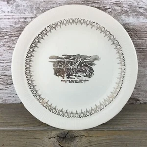 Badlands National Monument South Dakota Plate 23 Karat Gold Souvenir Plate - Picture 1 of 9