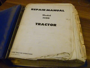Ford 1100 Tractor Shop Service Repair Manual - Picture 1 of 1