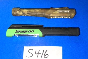 SNAP-ON TOOLS & CRAFTSMAN TOOLS 2 POCKET FLASHLIGHTS - Picture 1 of 12