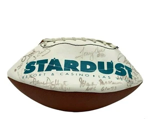 NFL HoF signiert Stardust Resort & Casino Las Vegas Football Vintage Autogramme  - Bild 1 von 11