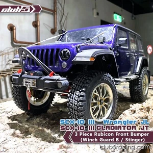 Winch Guard ( B ) for 3-Piece Rubicon Bumper SCX10 III Jeep Wrangler /Gladiator - Picture 1 of 8