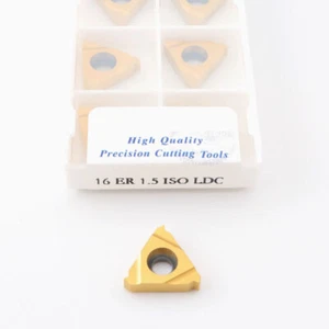 10P 16ER 1.5ISO LDC CNC Carbide Threading Inserts 16ER For SER SNL Thread Holder - Picture 1 of 3