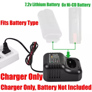 1x CARGADOR RÁPIDO DE FABRICANTE DE EQUIPOS ORIGINALES para baterías Paslode 6v Ni-CD y 7,2 V Li-ION - Cargador solo - Imagen 1 de 5