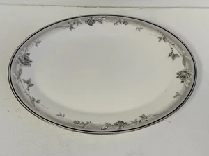 Royal Doulton Winter Rose Serving Platter 13.5" W MINT H5129 - Imagen 1 de 7