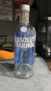 Absolut Warhol 1Lt Empty Ltd Edition Vodka Bottle - Picture 1 of 4